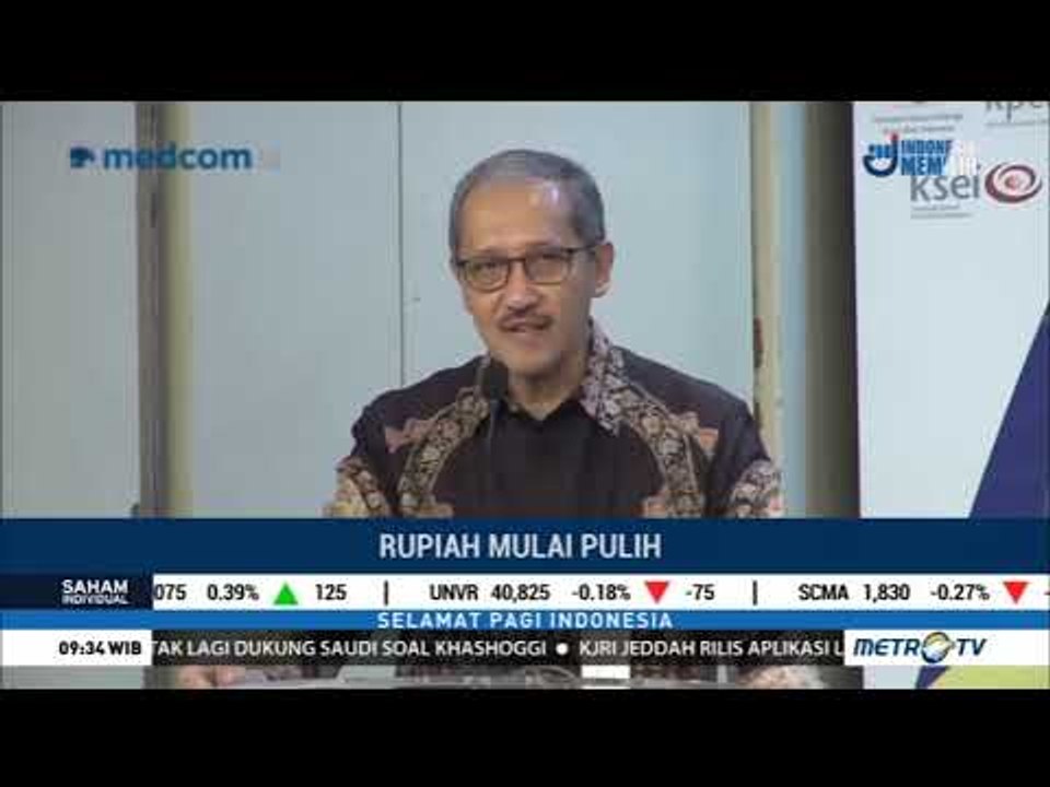 Rupiah Mulai Pulih