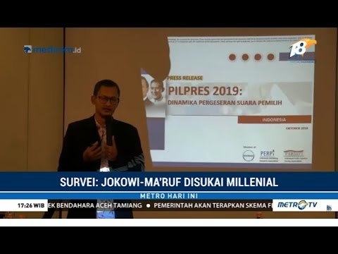 Jokowi-Ma'ruf Disukai Milenial Sekaligus Semua Generasi