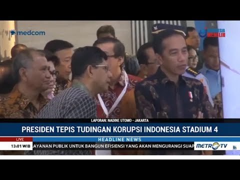 Jokowi Tepis Tudingan Prabowo Korupsi RI Kanker Stadium Empat