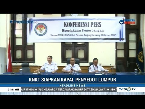 KNKT Siapkan Kapal Penyedot Lumpur untuk Temukan CVR Lion Air