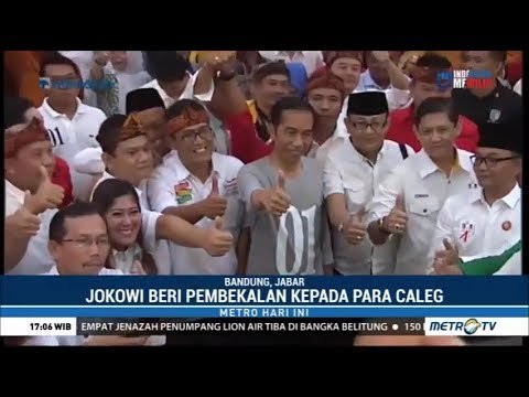 Jokowi Beri Pembekalan untuk Caleg Partai Koalisi
