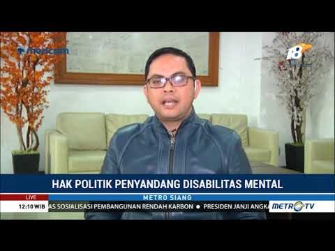 KPU: Hak Politik Penyandang Disabilitas Mental Bukan Hal Baru