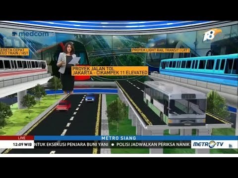 Ilustrasi 'Banjir Infrastruktur': Proyek Kereta Cepat, Tol Layang dan LRT Dibangun Serentak