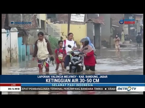 Banjir Mulai Surut, Jalan di Kabupaten Bandung Bisa Dilalui Kendaraan