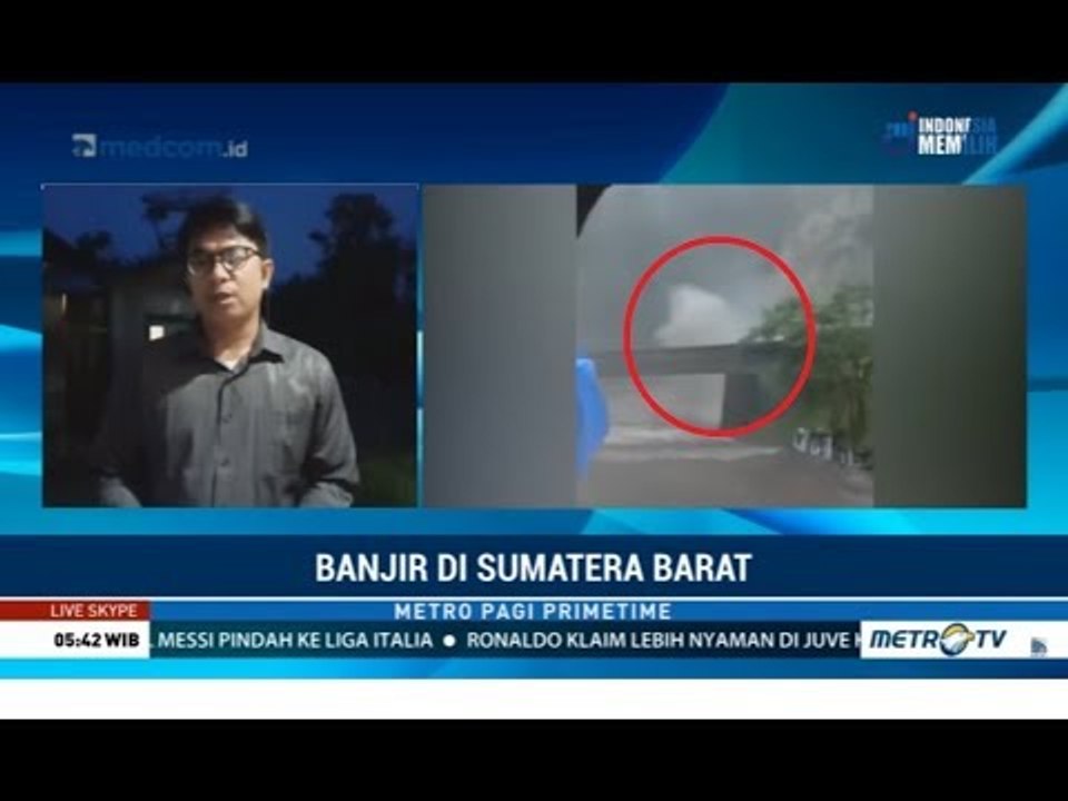Suasana Mencekam Banjir di Sumatra Barat