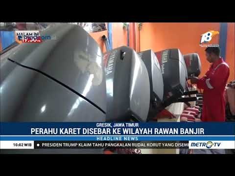 Antisipasi Banjir, BPBD Gresik Siapkan 13 Perahu