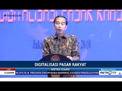 Jokowi Ingin Pasar Rakyat Bisa Non Tunai