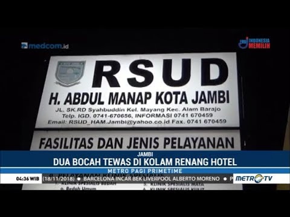 Dua Bocah Tewas Tersengat Listrik di Kolam Renang Hotel