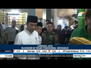 Jokowi Blusukan Pantau Harga Sembako