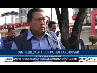 SBY Kecewa Atribut Demokrat Dirusak
