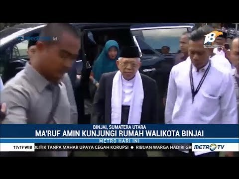 Ma'ruf Amin Berkunjung ke Binjai