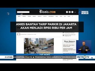 Parkir di Jakarta Naik Rp50 Ribu per Jam? Anies Membantahnya