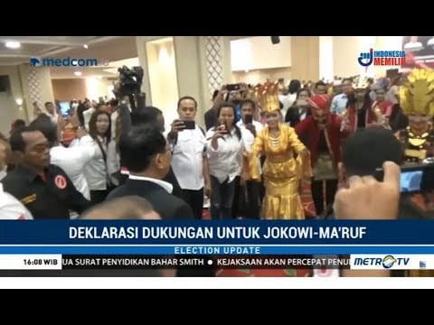 Deklarasi Dukung Jokowi-Ma'ruf oleh Relawan Nusantara Bangkit Sumut