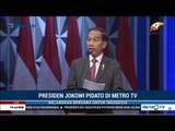 [Full] Pidato Presiden Jokowi di HUT ke-18 Metro TV