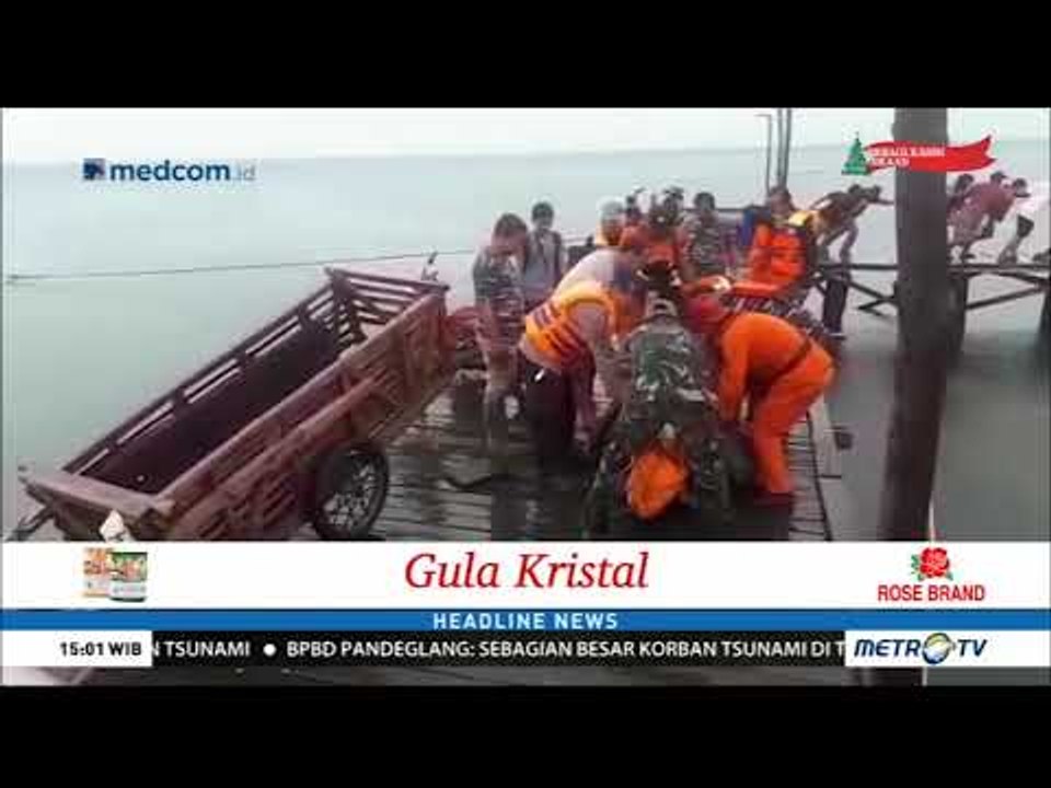 Tiga Korban Tsunami di Pulau Sangiang Ditemukan