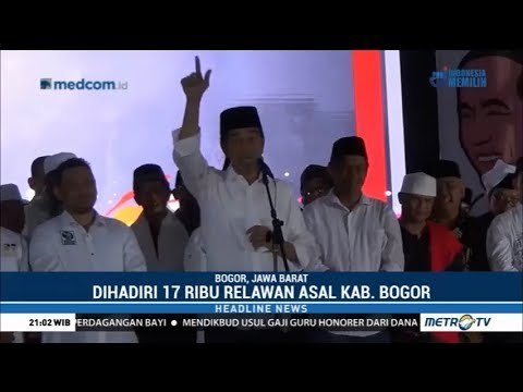 17 Ribu Relawan di Bogor Deklarasi Dukung Jokowi-Ma'ruf