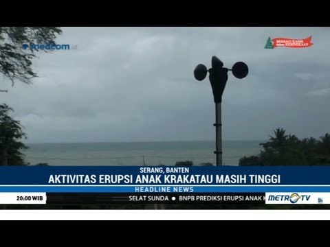 Aktivitas Erupsi Anak Krakatau Masih Tinggi