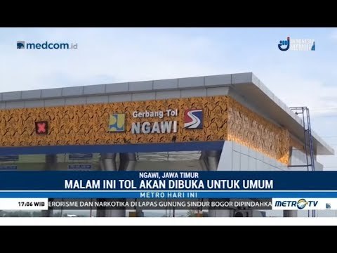 Ruas Tol Sragen-Ngawi Gratis Hingga 6 Desember 2018
