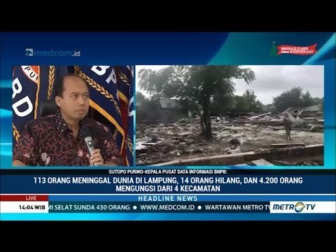 Total Korban Tewas Tsunami Selat Sunda Capai 430 Jiwa