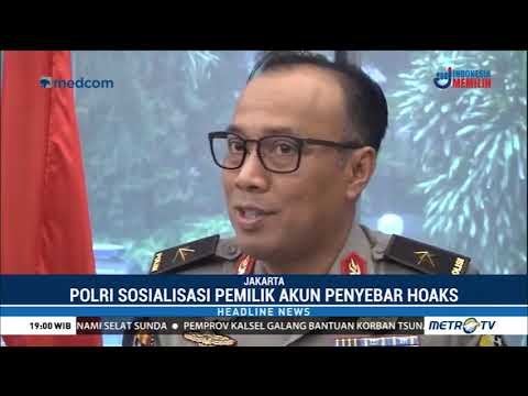 Polisi akan Tindak Tegas Penyebar Hoaks Soal Bencana