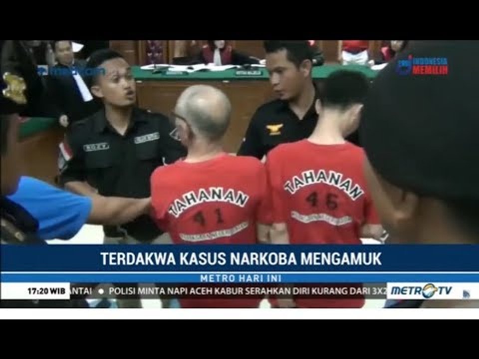 Terdakwa Kasus Narkoba Mengamuk di Pengadilan