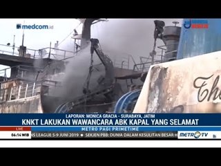 KM Gerbang Samudra I Hangus Terbakar