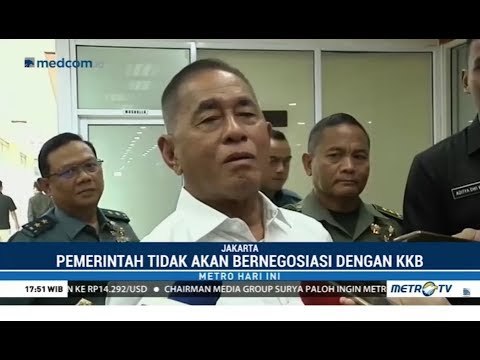 Tegas! Menhan: Tak Ada Negosiasi dengan KKB Papua, Menyerah, atau Selesai