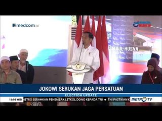 Jokowi Minta Warga Jaga Persatuan di Tahun Politik