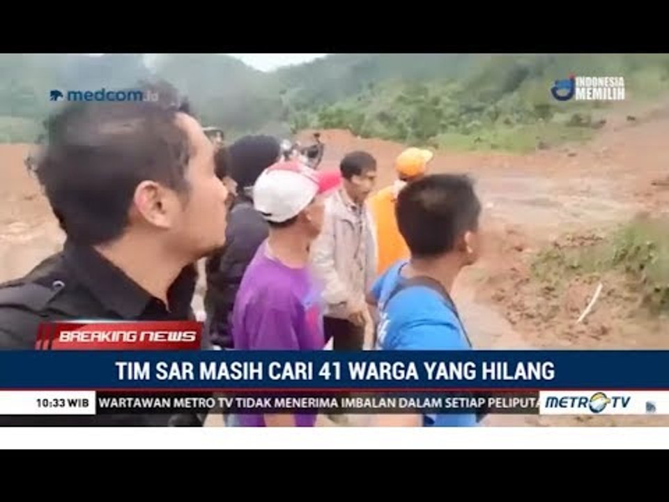 Detik-detik Suara Gemuruh Terdengar Saat Evakuasi Korban Longsor di Sukabumi