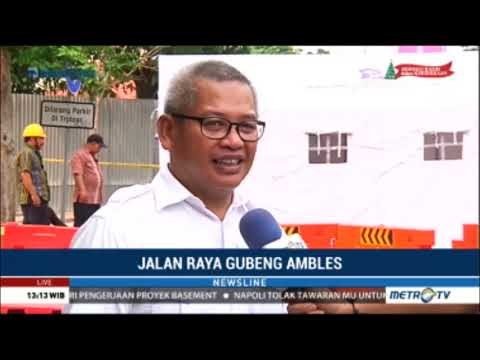 Kata Ahli Geotenik soal Penyebab Amblesnya Jalan Raya Gubeng