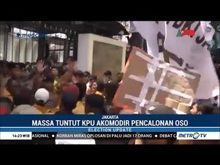 Massa Hanura Geruduk KPU