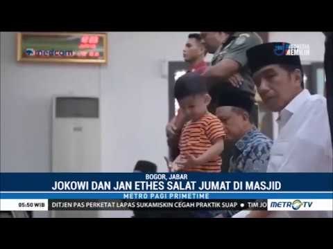 Jokowi Ajak Jan Ethes Salat Jumat Bersama