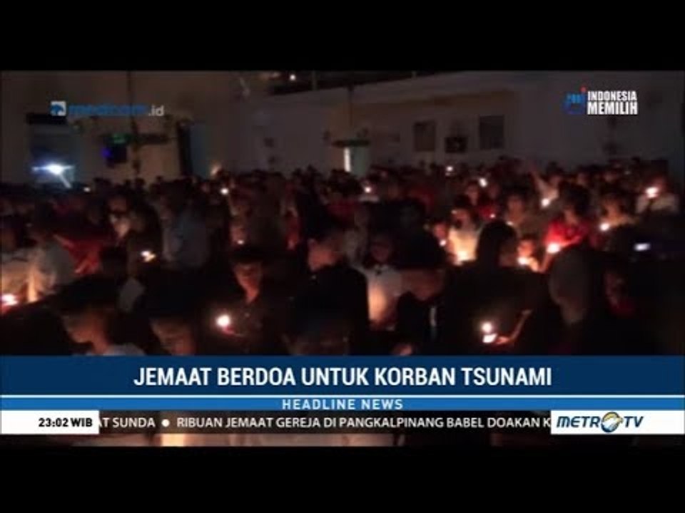 Jemaat GKJW Jombang Doakan Korban Tsunami di Banten dan Lampung