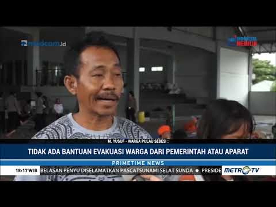 Kesaksian Warga Pulau Sebesi Soal Tsunami Selat Sunda
