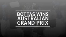 Bottas wins Australian grand prix