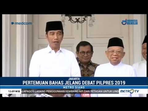Jokowi Berkunjung dan Makan Siang Bersama di Kediaman Ma'ruf Amin