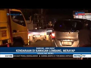 Lalu Lintas di Lembang Padat Merayap