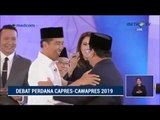Debat Pilpres 2019 (8) Jokowi: Saya Bukan Diktator Pelanggar HAM, Prabowo & Jokowi pun Berpelukan