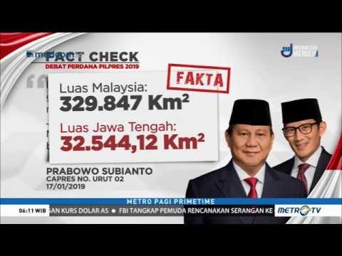 Prabowo Sebut Jawa Tengah Lebih Luas dari Malaysia, Ini Faktanya