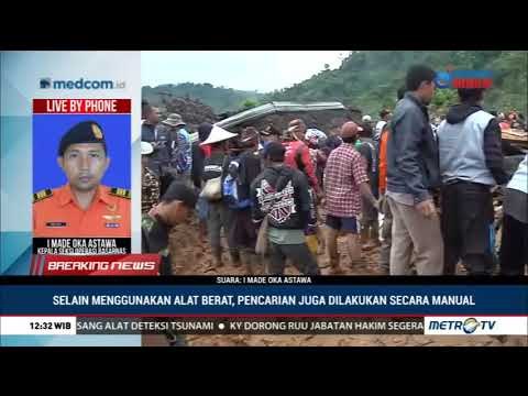 Jalan Menuju Lokasi Longsor Hanya Bisa Dilalui Satu Kendaraan