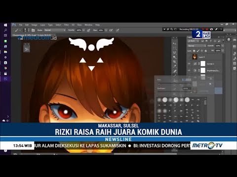 Keren! Pelajar Asal Makassar Raih Juara Komik Dunia Mengalahkan 130 Negara