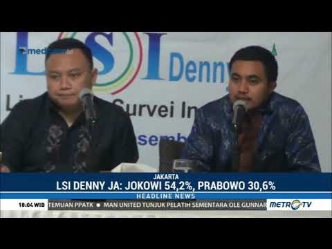 Pasca Reuni 212, Survei LSI: Elektabilitas Jokowi Naik, Prabowo Turun