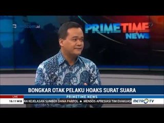 Bongkar Otak Pelaku Hoaks Surat Suara