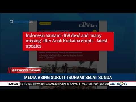 Media Asing Soroti Tsunami Selat Sunda