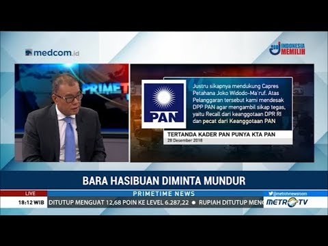 Bara Hasibuan Tak Kenal Kader PAN yang Minta Ia Mundur