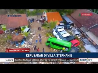 Penampakan Vila Stephanie yang Rusak Diterjang Tsunami