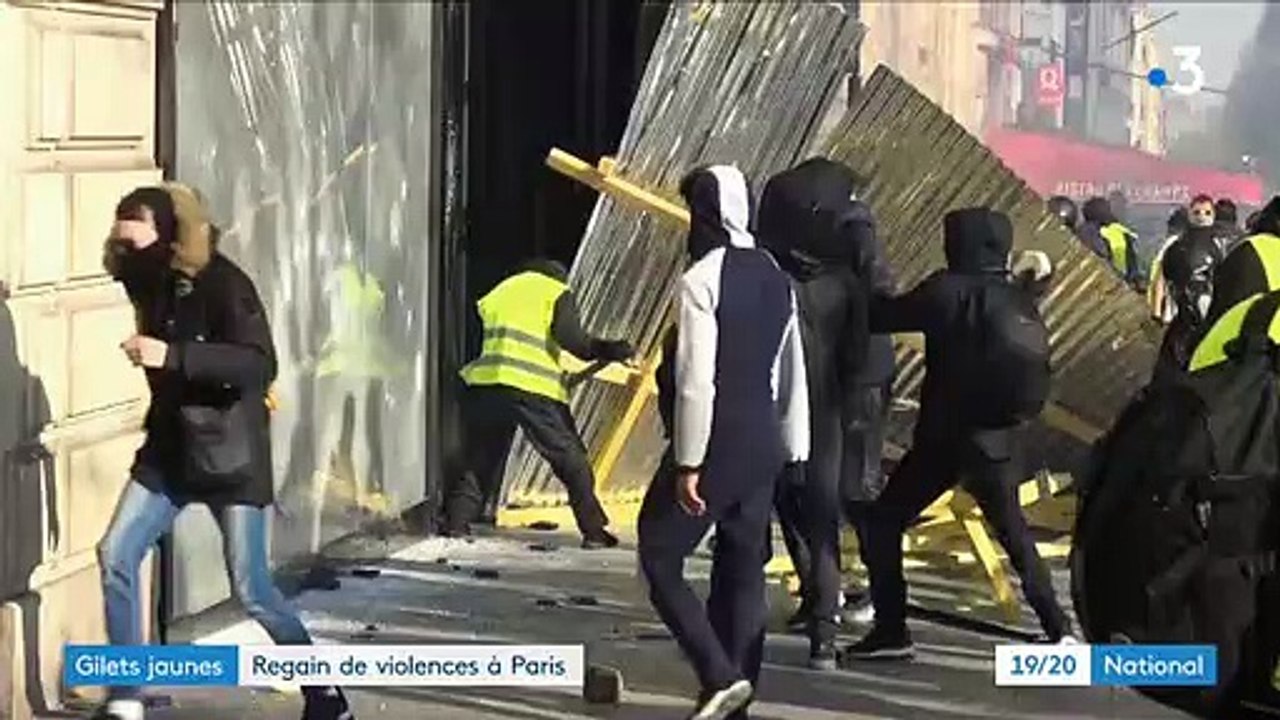 Ecoutez ces gilets jaunes qui ne cachent pas leur joie de voir le Fouquet's pillé et brûlé hier lors de la manifestation : "C'est un symbole !"