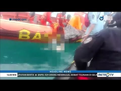 Tim SAR Temukan Jenazah Korban Tsunami Terapung di Selat Sunda