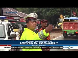 Longsor di Malangbong, Polisi Berlakukan Sistem Buka Tutup Jalan