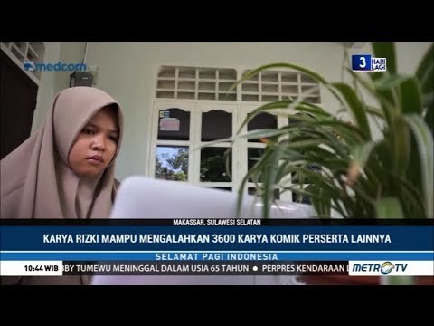Hebat, Siswi SMA Makassar Ini Juara Komik Dunia